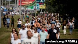 Белорусија - митинг за поддршка на опозициски претседателски кандидат 