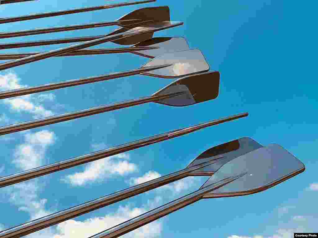 Мемориал Ивана Пацайкина на набережной Дуная в Тулче