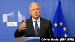 EU Commissioner for Migration and Home Affairs Dimitris Avramopoulos (file photo)