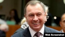 Міністр закордонних справ Білорусі Володимир Макей, Брюссель, 22 липня 2013 року