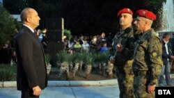 Румен Радев по време на честването на 143-годишнината от подвига на Христо Ботев