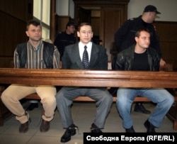 Алексей Кичатов, Александър Русов и Георги Георгиев (отляво надясно)