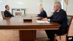 Сергей Шойгу на встрече Путина с представителями стран БРИКС, сентябрь 2024 года