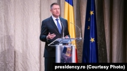 Președintele României, Klaus Iohannis, la Timișoara, 16 decembrie 2019.