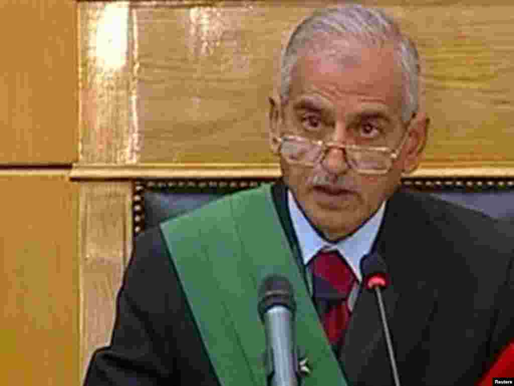 Sudija Ahmed Refaat, Kairo, 03.08.2011. Foto: Reuters / Egipatska TV 