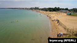 Пляж в Песчаном Бахчисарайского района