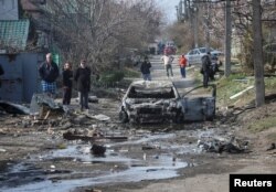 Urmările unui atac rusesc cu drone în Dnipro, 29 martie 2025.