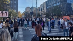 Блокада на улицата „Кнез Милош“, Белград, 2 ноември 2025 година