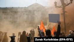 აქცია თბილისის საქალაქო სასამართლოსთან - 8 აპრილი, 2021 წელი 