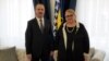 Šefica diplomatije BiH Bisera Turković i ambasador Ukrajine za BiH i Hrvatsku Vasilj Kirilič u Sarajevu (26. januar 2021.)