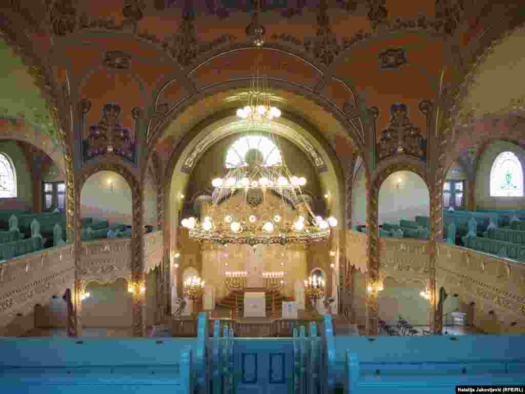 Zgrada Sinagoge, 1975. godine proglašena je za spomenik kulture, dok je 1990. utvrđena za nepokretno kulturno dobro od izuzetnog značaja, pre svega zbog arhitektonskih inovacija.