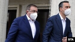 Здравният министър Костадин Ангелов и кметът на Бургас Димитър Николов.