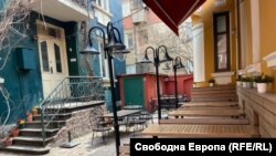Затворен ресторан во Софија, Бугарија