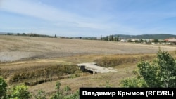 Высохшая река Сарысу в Белогорске. Сентябрь 2025 года