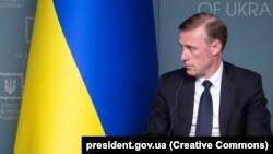 აშშ-ის პრეზიდენტის მრჩეველი ეროვნული უსაფრთხოების საკითხებში ჯეიკ სალივანი კიევში. 2022 წლის 4 ნოემბერი