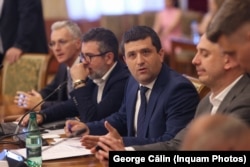Audierea în comisiile de specialitate a miniștrilor desemnați pentru a face parte din guvernul condus de Ilie Bolojan, la Palatul Parlamentului din București, 23 iunie 2025.