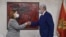 Džudi Rajzing Rajnke (Judy Rising Reinke), ambasadorka SAD u Crnoj Gori, prilikom prvog susreta sa novoizabranim premijerom Zdravkom Krivokapićem, 7. decembra 2020. u Podgorici. 