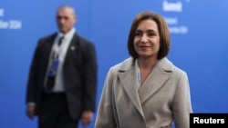 Maia Sandu la Budapesta, 7 noiembrie 2024.