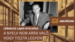„Én a magyar nyelvre tettem fel az életemet” – archív interjú Lőrincze Lajos nyelvésszel