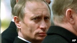 Владимир Путин през 1999 г., когато става президент.