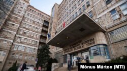 A Kútvölgyi Tömb hospital 2020. március 11-én.