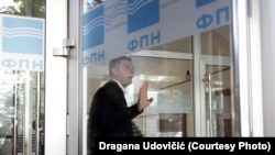 Nebojša Zelenović dolazi na jedan od sastanaka vlasti i opozicije na FPN, ilustrativna fotografija