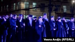 Свечено отворање на споменикот на Стефан Немања во центарот на Белград на плоштадот Сава