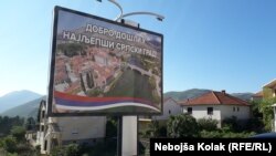 Bilbord na ulazu u Trebinje