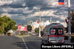 Центр Тирасполя, подготовка к торжествам