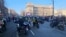 Bikers support for students in Belgrade