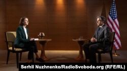 Елена Ремовская и Энтони Блинкен