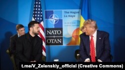 Владимир Зеленский и Дональд Трамп 