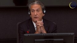 James Rubin duke dëshmuar në Hagë, më 16 shtator 2025.