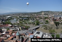 ხედი თბილისზე ნარიყალას ციხიდან