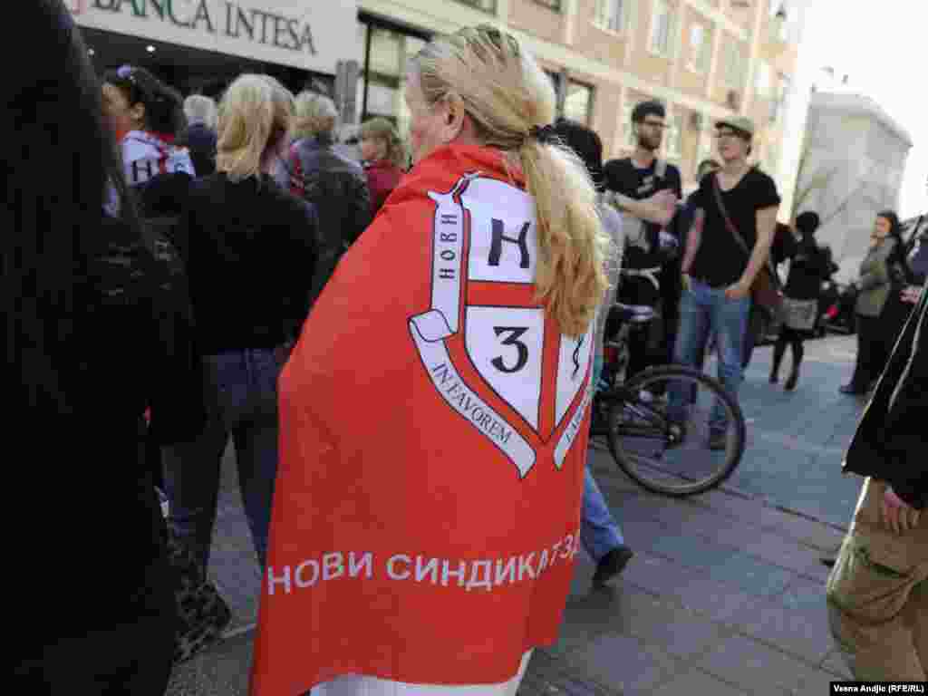 Protest prosvetara i još nekoliko sindikata u Beogradu, 25. mart 2011, fotografije: Vesna Anđić