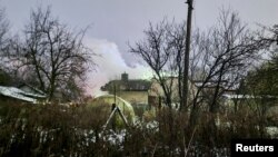 Мястото на катастрофата. Снимката е от 25 ноември