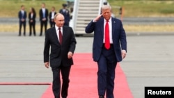 Predsjednici Rusije i SAD, Vladimir Putin i Donald Trump na Aljasci, 15. avgust 2025.