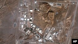 Instalația nucleară iraniană de la Natanz, într-o imagine din satelit luată de Maxar Technologies în ianuarie 2024