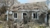 The aftermath of Russian shelling in Kherson. 