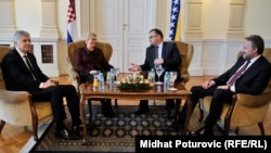 Kolinda Grabar-Kitarović sa čelnicima Predsjedništva BiH, fotoarhiv