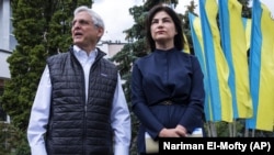 Prokurori i Përgjithshëm i SHBA-së Merrick Garland dhe prokurorja e përgjithshme e Ukrainës Iryna Venediktova, 21 qershor 2022.