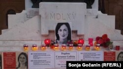 Obeležavanje godišnjice ubistva novinarke Dafne Karuane Galicije