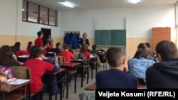 Fotografi nga një shkollë fillore në Prishtinë