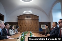 Orbán Viktor miniszterelnök a sanghaji Fudan Egyetem vezetőivel tárgyalt 2019 októberében