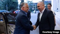 Premierul maghiar Viktor Orbán a fost primit miercuri seară de prim-ministrul Ilie Bolojan la Palatul Victoria