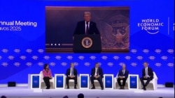 Addressing Davos, Trump Threatens Tariffs, Sanctions On Russia Unless War Ends 