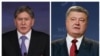 Колаж. Петро Порошенко та Алмазбек Атамбаєв