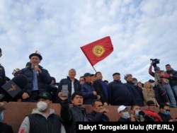 Площадь «Ала-Тоо» в Бишкеке, 9 октября 2020 г.