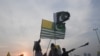Pakistanis march in a rally in the support of Indian-controlled Kashmir during a protest in Karachi last September.