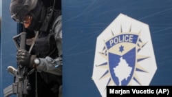Një pjesëtar i Policisë së Kosovës.